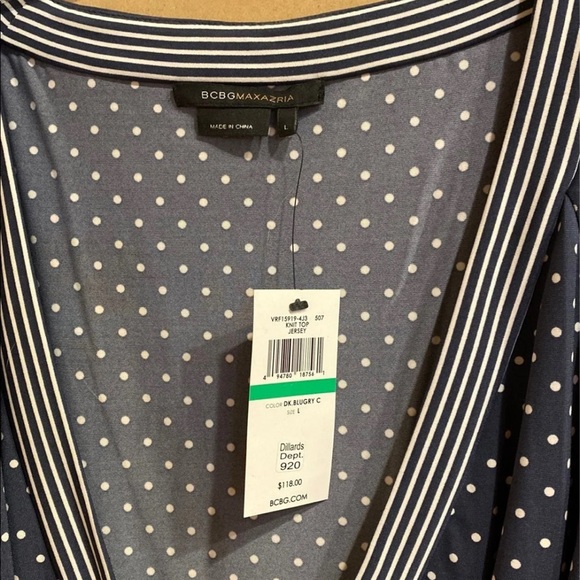 BCBGMAXAZRIA Polka Dot Top - Picture 4 of 4